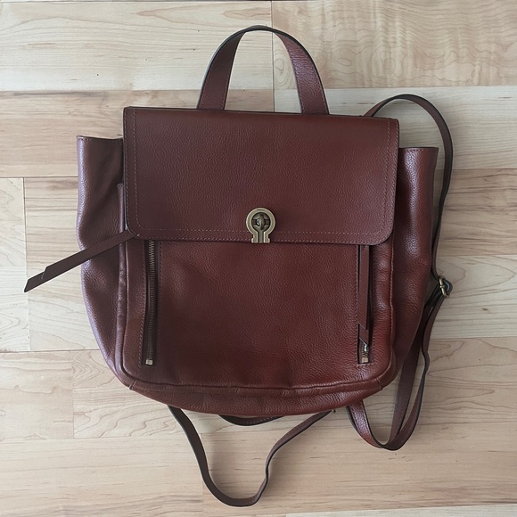 Leather Fossil Backpack - Picture 1 of 6